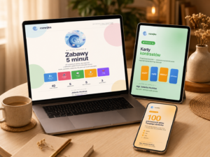 Zabawy 5 minut: Opóźniony Rozwój Mowy + Karty kontrastowe + Słowniczek PAKIET